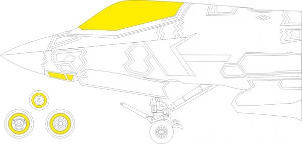 Eduard BIG72184 F-35B detail set Tamiya 1/72