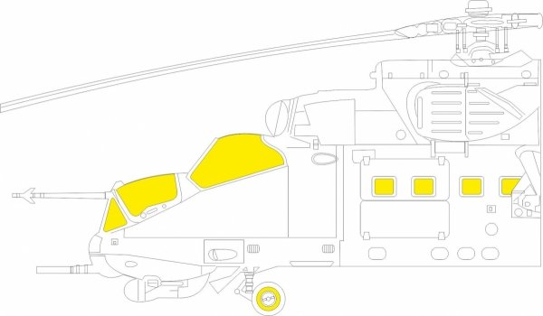 Eduard EX1072 Mi-24P TFace TRUMPETER 1/48