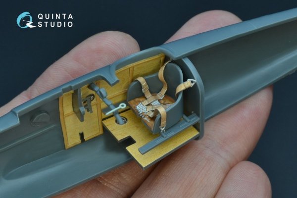 Quinta Studio QD48174 Albatros D.III 3D-Printed &amp; coloured Interior on decal paper (for Eduard kit) 1/48