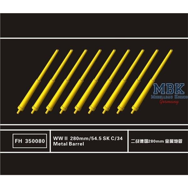 Flyhawk FH350080 WW II 280mm/54.5 SK C/34 Metal Barrel 1/350