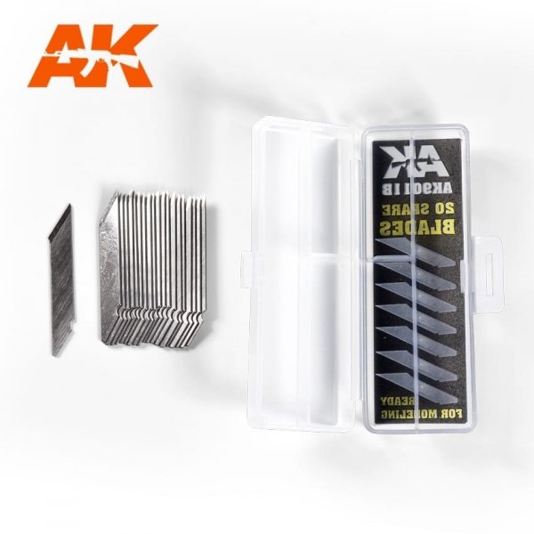 AK Interactive AK9011B CUTTER 20 SPARE BLADES