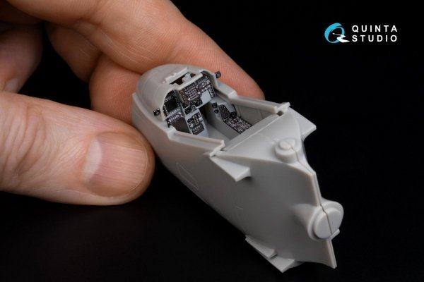 Quinta Studio QDS-48305 AV-8B Early 3D-Printed &amp; coloured Interior on decal paper (Hasegawa) (Small version) 1/48