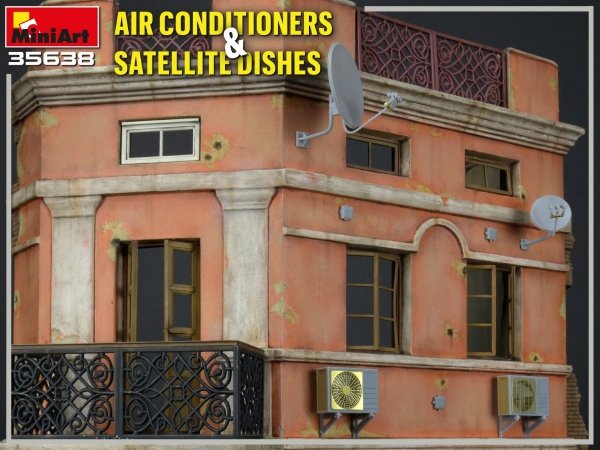 MiniArt 35638 Air Conditioners &amp; Satellite Dishes 1/35