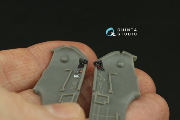 Quinta Studio QD72141 Me 410 3D-Printed coloured Interior on decal paper (Airfix) 1/72