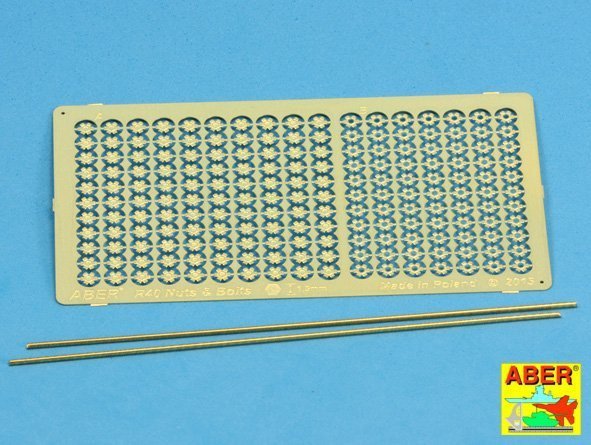 Aber R-40 Hexagonal bolts and nuts 1,5mm useful for (1/16)