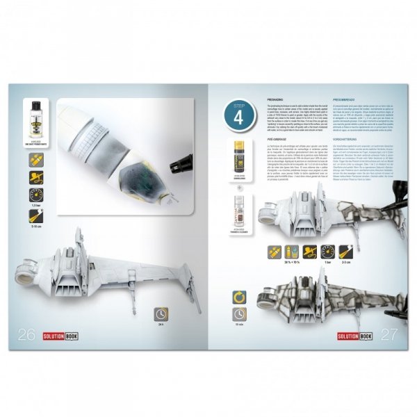 Ammo of Mig 6533 SOLUTION BOOK 28 - How to Paint Rebel Galactic Starships (Multilingual Book)