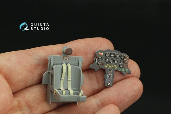 Quinta Studio QD35137 FW Triebflugel 3D-Printed coloured Interior on decal paper (Miniart) 1/35