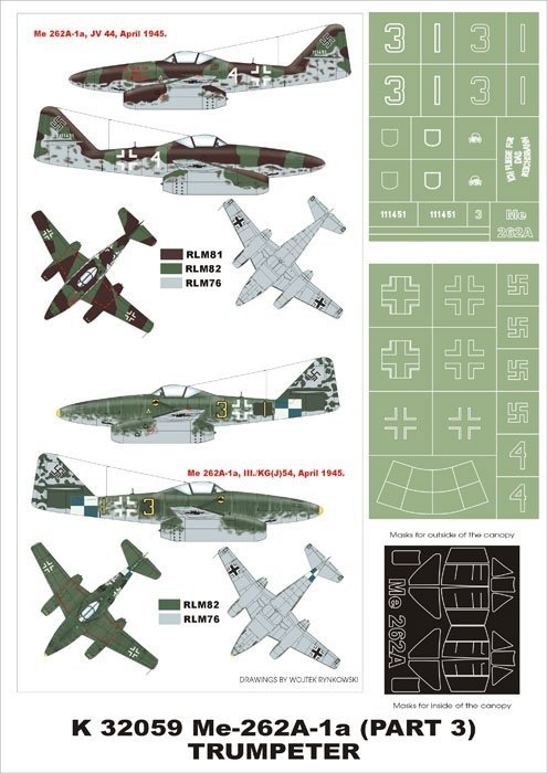 Montex K32059 Me-262A-1a 1/32