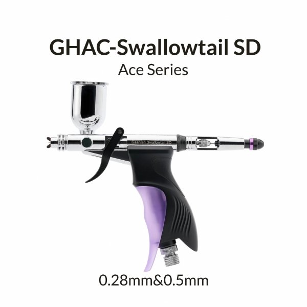 Gaahleri 43011 Ace Series GHAC-Swallowtail SD 0,28 &amp; 0,5 mm Airbrush