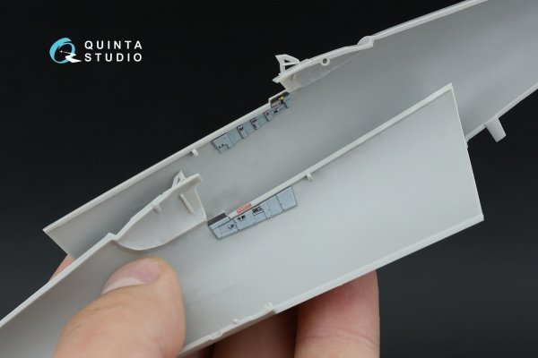 Quinta Studio QD48598 F-15A/F-15C Early/F-15J Early 3D-Printed &amp; coloured Interior on decal paper (Hasegawa) 1/48
