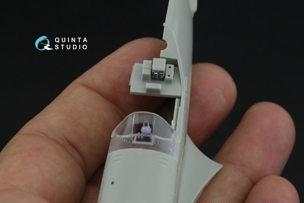 Quinta Studio QD+48511 MiG-3 3D-Printed coloured Interior on decal paper (Trumpeter) 1/48
