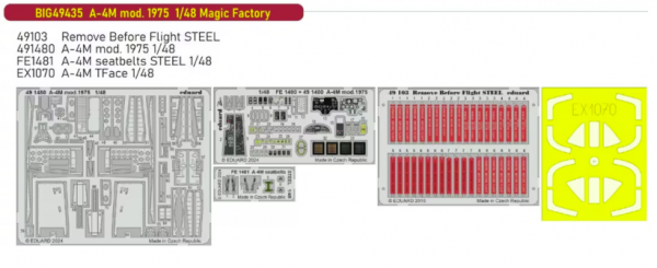 Eduard BIG49435 A-4M Mod. 1975 detail set for Magic Factory 1/48