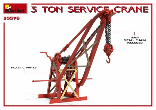 MiniArt 35576 3 TON SERVICE CRANE 1/35