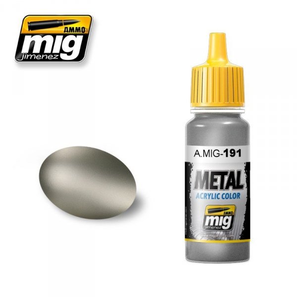 AMMO of Mig Jimenez 0191 STEEL 17ml