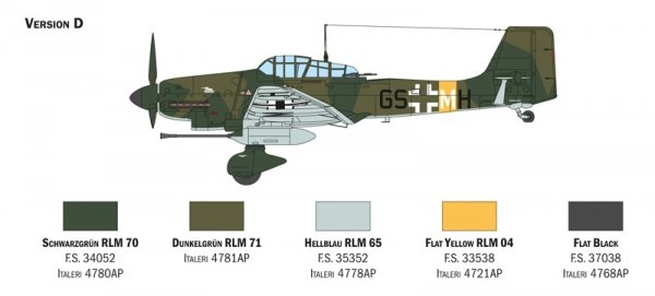 Italeri 2830 Ju 87 G-1 Stuka Kanonenvogel 1/48