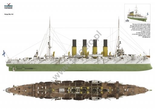 Kagero 16008 Protected cruiser Varyag  EN