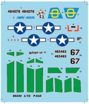 Hobby Boss 80230 P-51D Mustang (1:72)