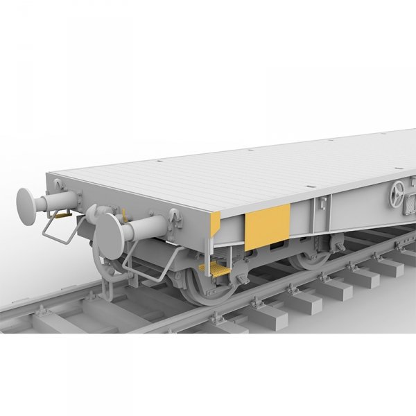 AK Interactive AK35501 GERMAN RAILWAY SCHWERER PLATTFORMWAGEN TYPE SSYS 1/35