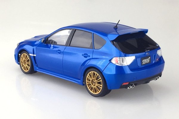 Aoshima 00491 Subaru GRB Impreza WRX Mica Blu 1:24