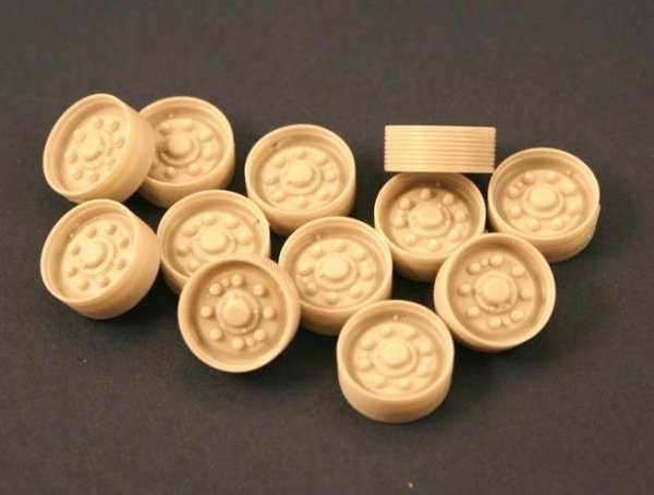 Panzer Art RE35-107 Burn out wheels for M4 Sherman (HVSS Suspension) 1/35