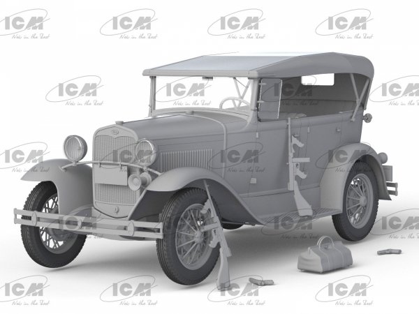 ICM 24052 Ford A  Gangster Car 1/24