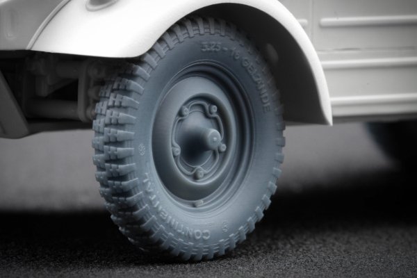 ScaleX WW 35003 Kubelwagen type 82 Ordinary wheel set (for Meng, Tamiya) 1/35