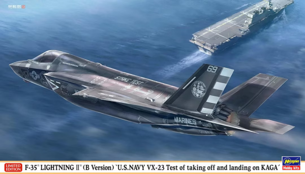 Hasegawa 02488 F-35 Lightning II (B Version) `U.S.NAVY VX-23 Test of taking off and landing on KAGA´ 1/72