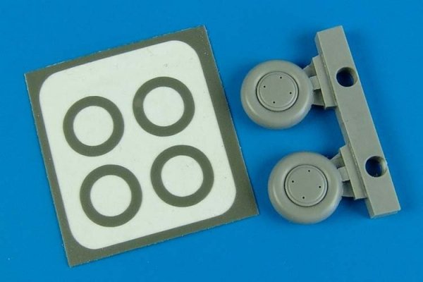 Aires 7277 P-40B wheels paint mask 1/72 Airfix