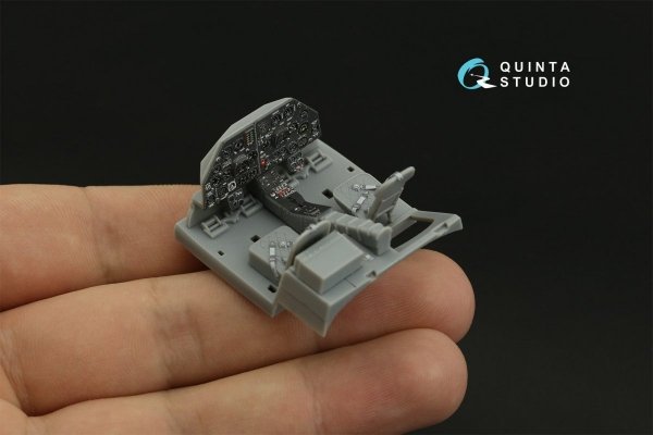 Quinta Studio QD48322 Mi-4 3D-Printed &amp; coloured Interior on decal paper (Trumpeter) 1/48