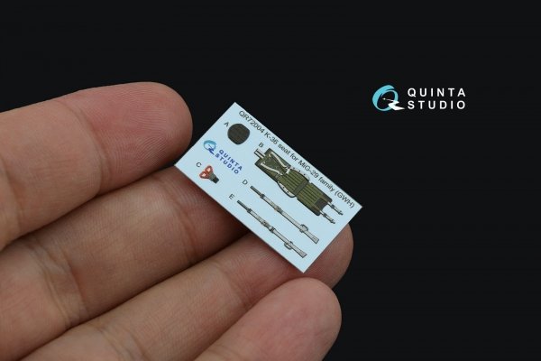 Quinta Studio QD72161 MiG-29SMT 3D-Printed &amp; coloured Interior on decal paper (GWH) 1/72