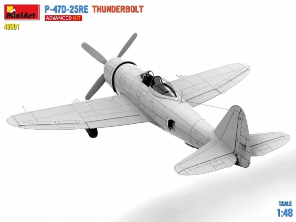 MiniArt 48001 P-47D-25RE Thunderbolt - Advanced Kit 1/48