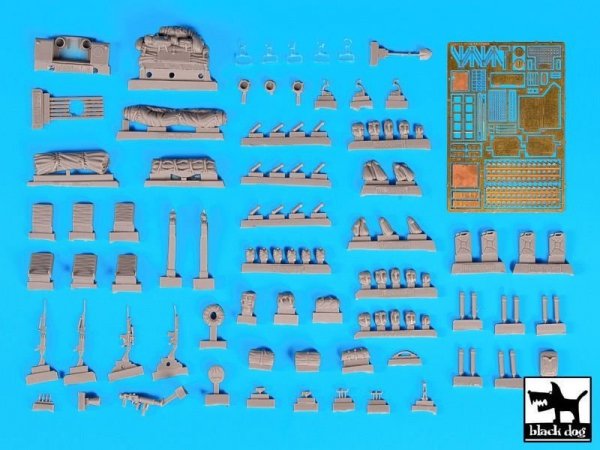 Black Dog T35117 Land Rover Pink Panther accessories set 1/35