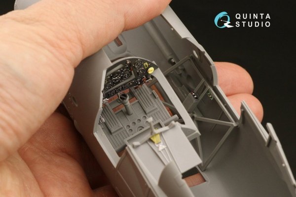 Quinta Studio QD32135 Gloster Gladiator Mk II 3D-Printed &amp; coloured Interior on decal paper (ICM) 1/32