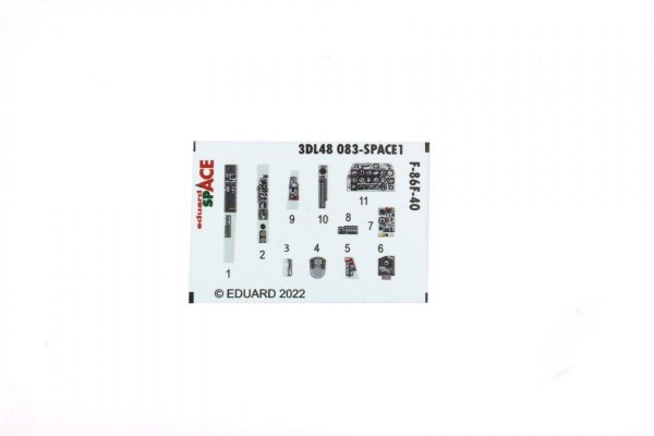Eduard 3DL48083 F-86F-40 SPACE AIRFIX 1/48