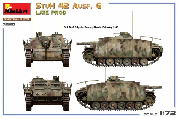 MiniArt 72120 StuH 42 Ausf. G LATE PROD. 1/72