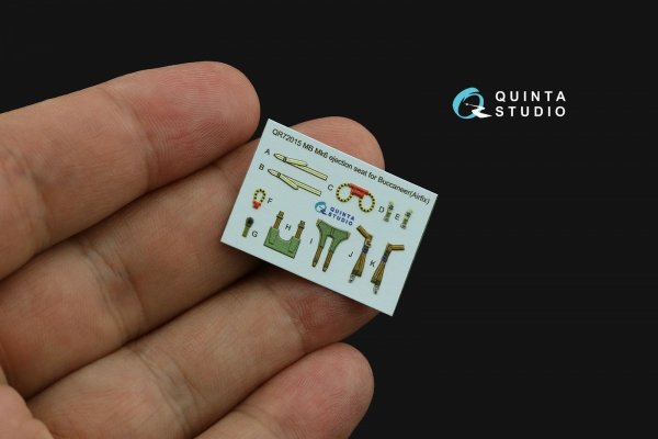 Quinta Studio QD72173 Blackburn Buccanneer S.2B Late 3D-Printed &amp; coloured Interior on decal paper (Airfix) 1/72