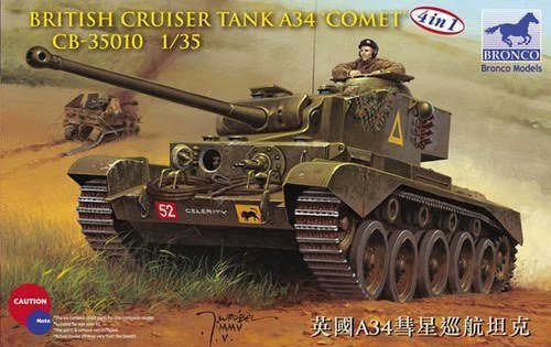 Bronco CB35010 British Cruiser Tank A34 Comet