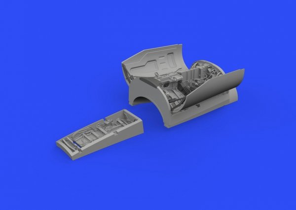 Eduard 648974 F-16C wheel bays early PRINT KINETIC MODEL 1/48