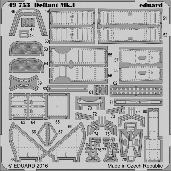Eduard 49753 Defiant Mk. I AIRFIX 1/48