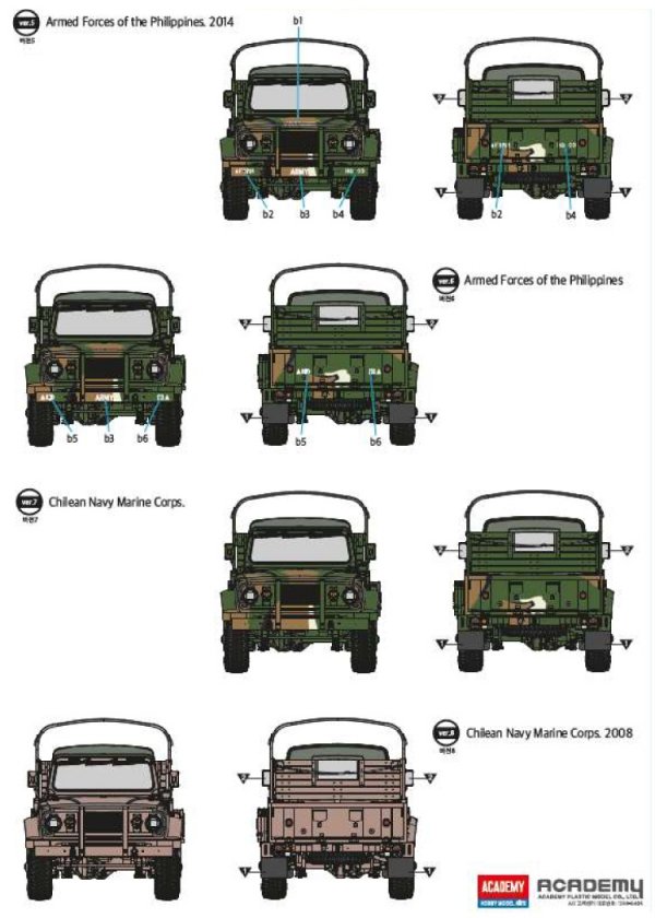 Academy 13551 R.O.K. Army K311A1 1/35