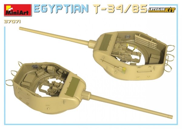 MiniArt 37071 EGYPTIAN T-34/85. INTERIOR KIT 1/35