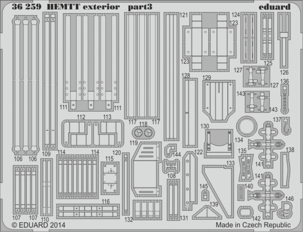 Eduard 36259 HEMTT exterior ITALERI 1/35