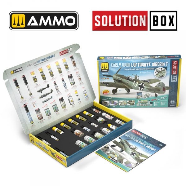 AMMO of Mig Jimenez 7730 SOLUTION BOX 25 - Early WWII Luftwaffe Aircraft