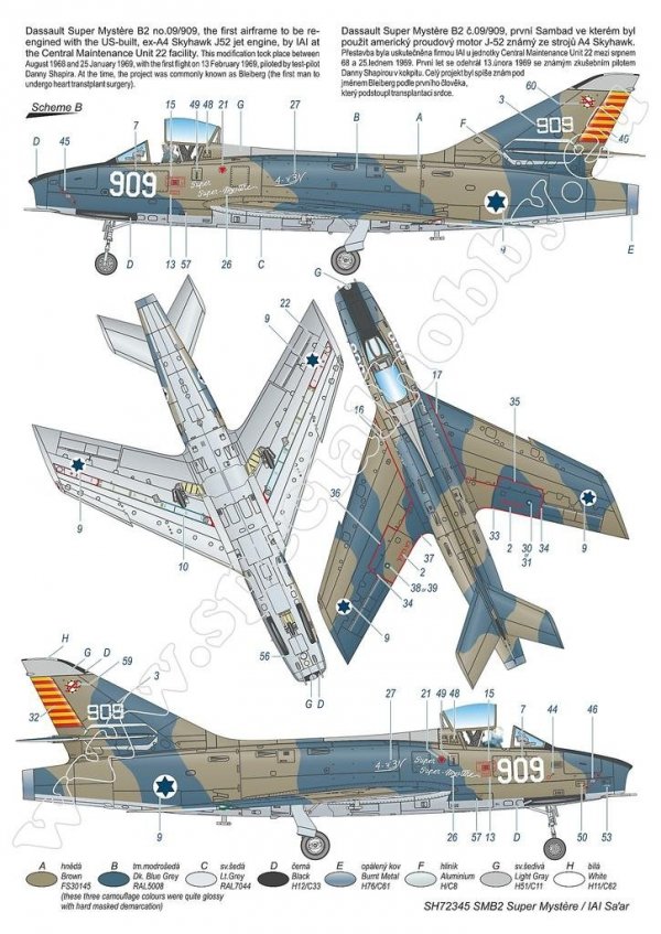 Special Hobby 72345 SMB-2 Super Mystère 'Sa’ar – Israeli Storm in the Sky' 1/72