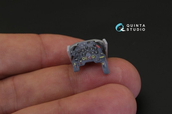 Quinta Studio QD48092 Ju 87D/G 3D-Printed &amp; coloured Interior on decal paper (for Hasegawa kit) 1/48