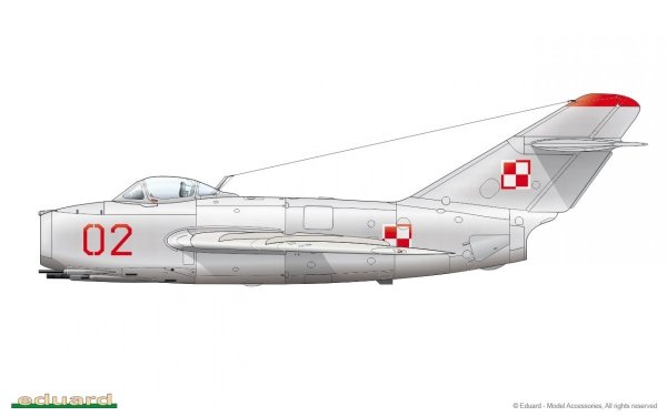 Eduard 7057 MiG-15 (1:72)