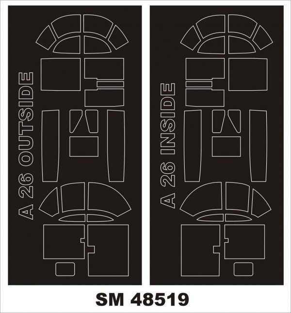 Montex SM48519 A-26B INVADER ICM 1/48