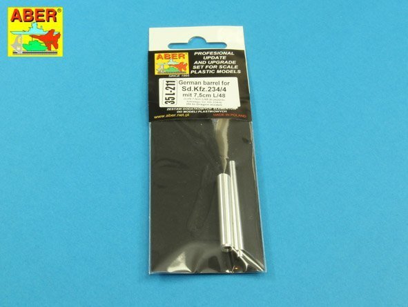 Aber 35L-211 German barrel for Sd.Kfz.234/4 mit 7,5cm L/48 (1:35)