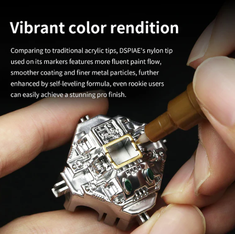 DSPIAE MKS-01 Super Metallic Marker Chrome Silver