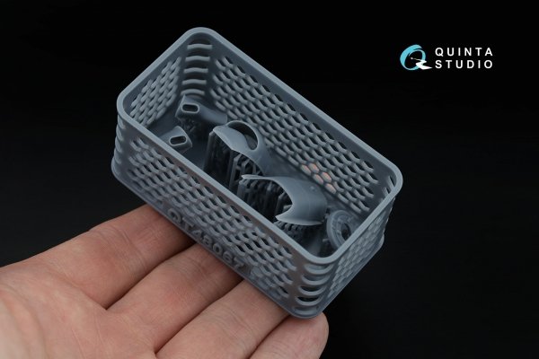 Quinta Studio QT48067 LaGG-3 series 66 Radiators cowls and spinner (Zvezda) 1/48